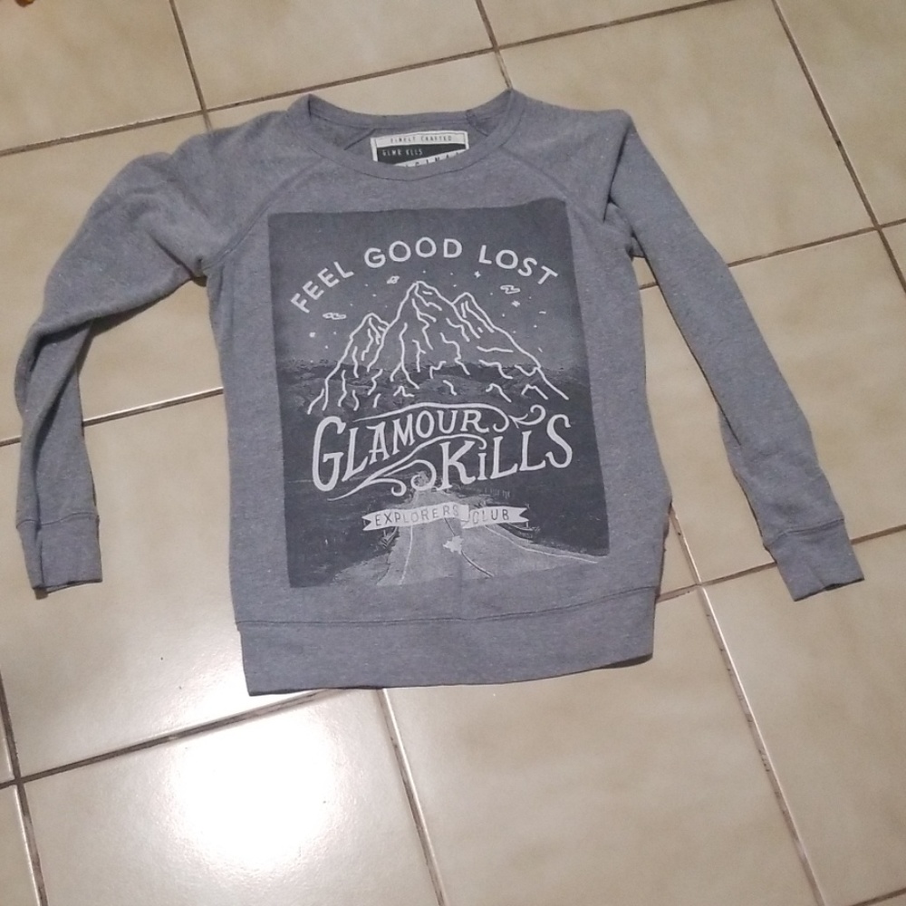 Small GLMR KLLS Sweater Gray